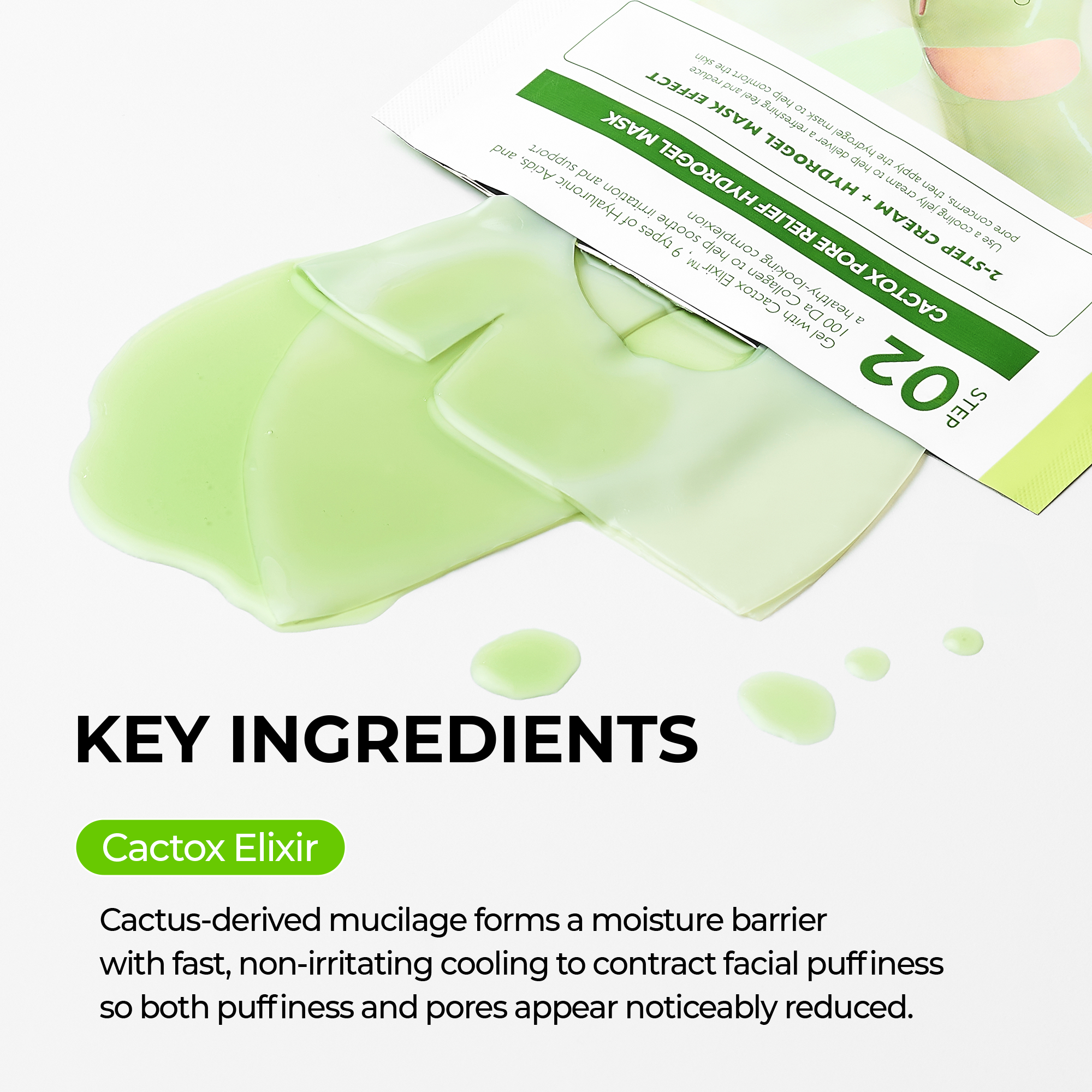 Cactox De-Puffing Pore Tox Mask Set